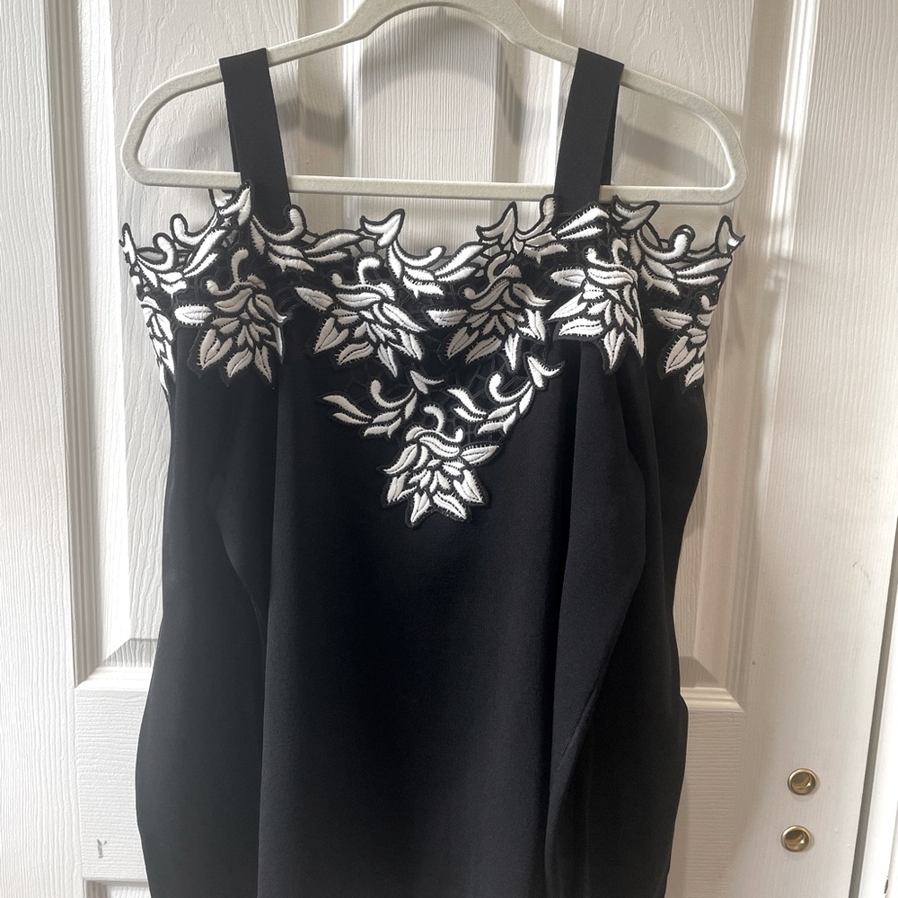 INC Off-shoulder long sleeve sweater.